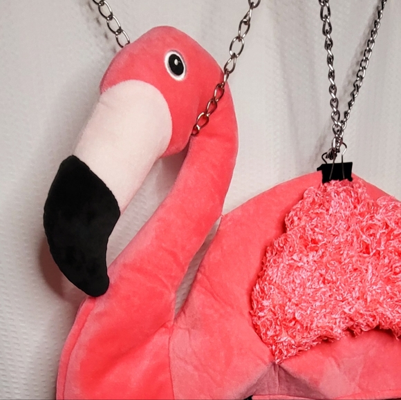 Flamingo Costume Thrills & Chills Med-Large - Picture 3 of 7
